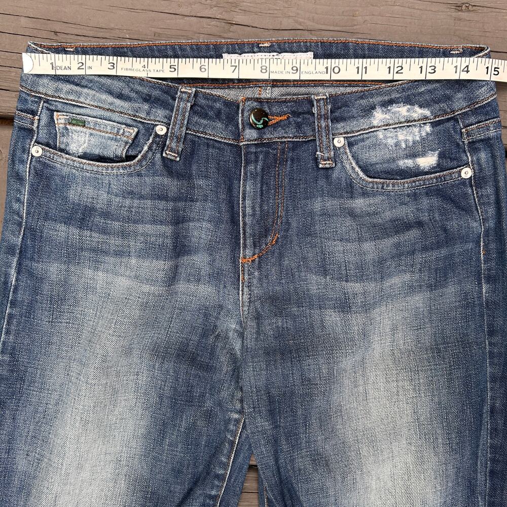 Joe's Jeans Muse Jule Wash Flare Bootcut Jeans 27 High Rise Distressed Y2K - Picture 5 of 9